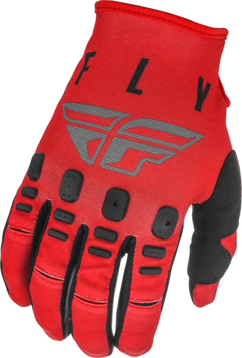 Kinetic K121 Gloves Red/Grey/Black Sz 09