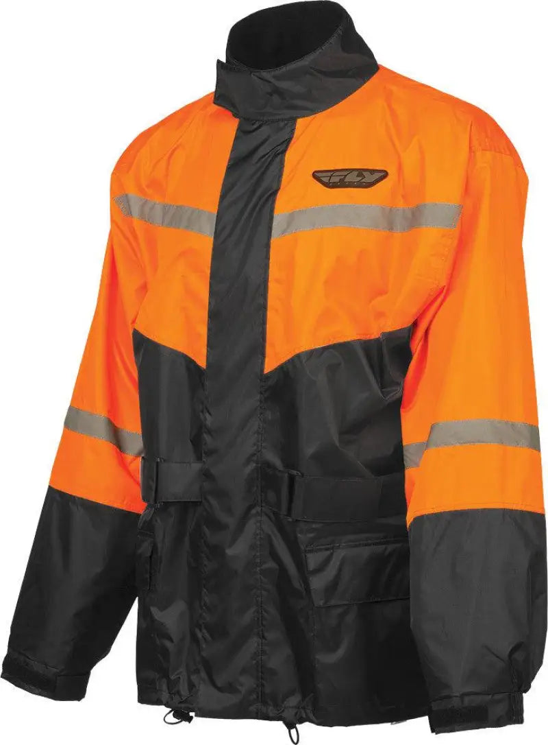 2-Piece Rain Suit Black/Orange 2X