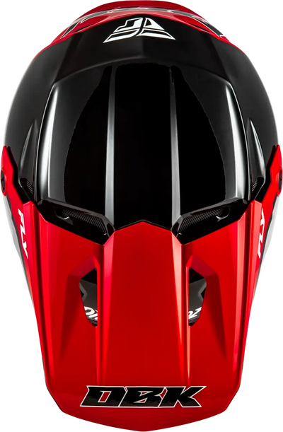 Kinetic Dbk Helmet Black/Red/Grey Sm - FLY RACING