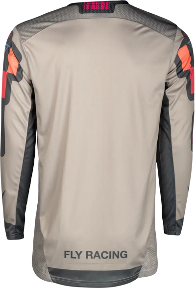 FLY RACING Lite Vice Jersey in Light Grey/Pink/Coral - Part Number 378-7242X - FLY RACING
