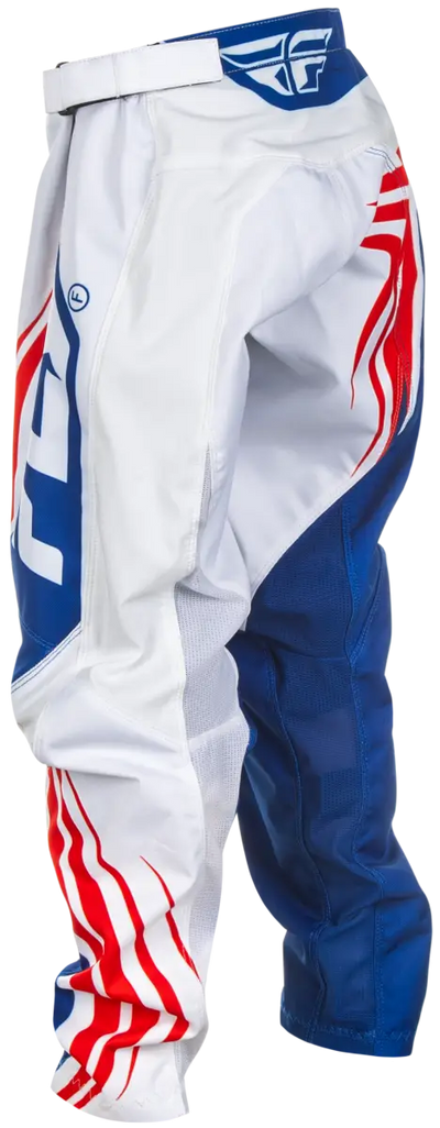 FLY RACING Youth F 16 Pants Ca/Ny Red/White/Blue C378-23224 - FLY RACING