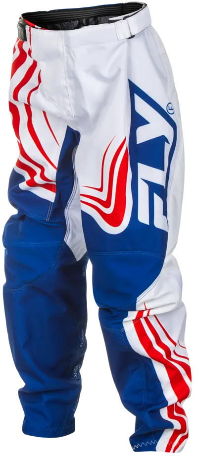 FLY RACING Youth F 16 Pants Ca/Ny Red/White/Blue C378-23224 - FLY RACING