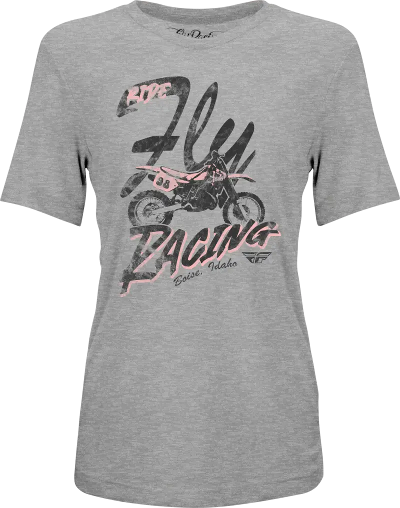 Fly Women's Vintage Tee Grey Xl - FLY RACING