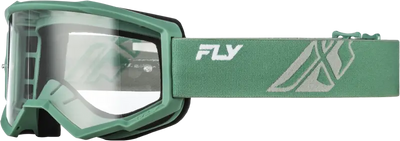 Focus Goggle Olive/Grey W/ Clear Lens - FLY RACING