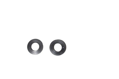 Foot Peg Mounts To Door Hinge; Ribbed Design; Non-Folding; Powder Coated; Black; Steel; Set Of 2 - Truck & Automotive