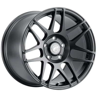 Black alloy car wheel.