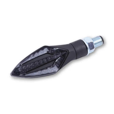 Fork Sequential Turn Signal Smoked Lens Pair Black 