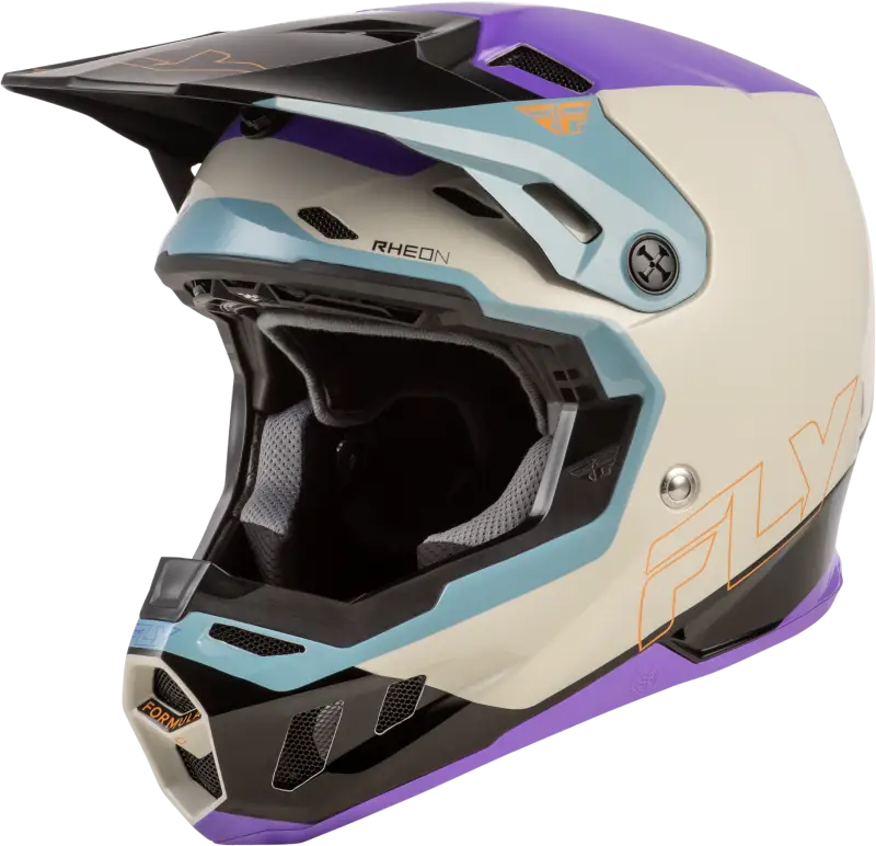 Formula Cc Glide Helmet Purple/Stone/Black Xl - FLY RACING