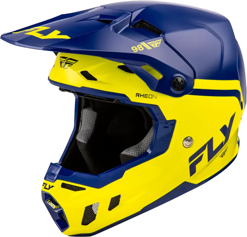 Formula Cc Objective Helmet Navy/Yellow Md