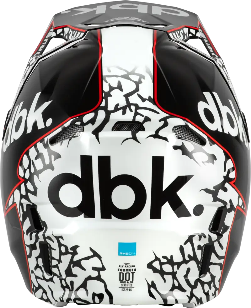 Formula Cp Dbk Helmet Black/White/Red Xl - FLY RACING
