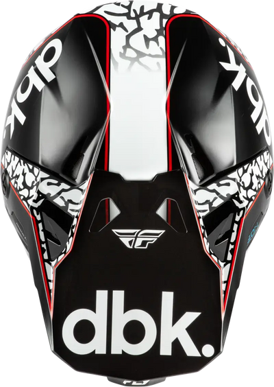 Formula Cp Dbk Helmet Black/White/Red Xs - FLY RACING