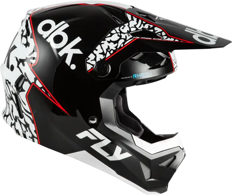 Formula Cp Dbk Helmet Black/White/Red Md - FLY RACING