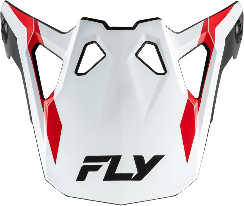 Formula Cp Seal Visor White/Black/Red Yl Lg - FLY RACING