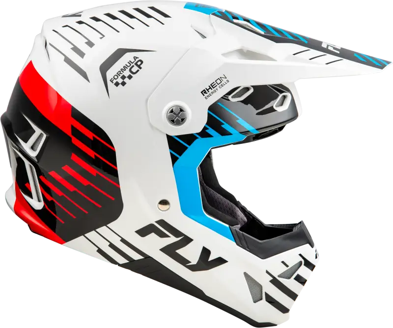 Formula Cp Slice Helmet White/Red/Cyan 2x