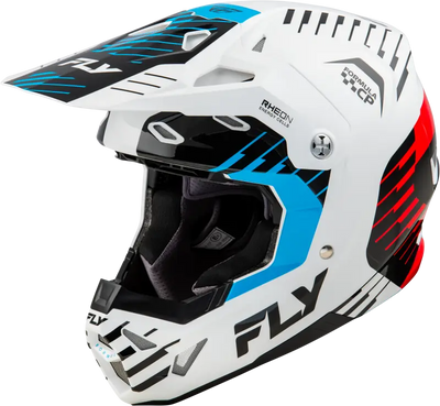 Formula Cp Slice Helmet White/Red/Cyan Lg