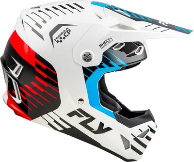 Formula Cp Slice Helmet White/Red/Cyan Lg