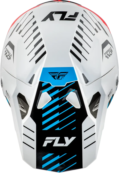Formula Cp Slice Helmet White/Red/Cyan Md