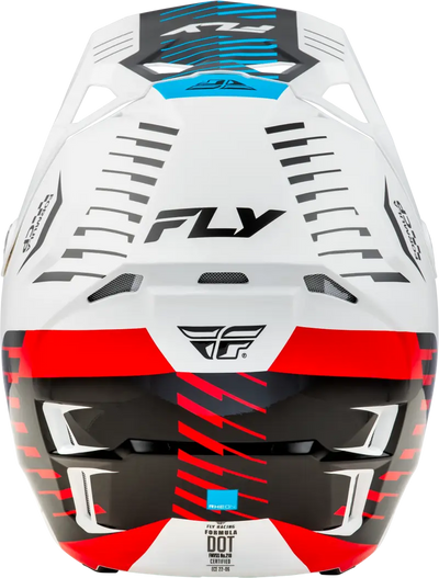 Formula Cp Slice Helmet White/Red/Cyan Md