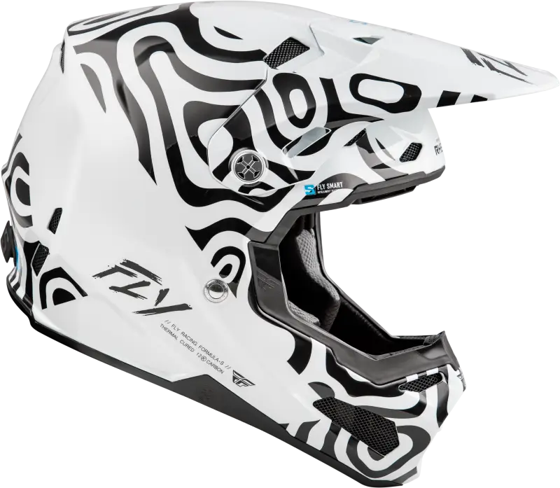 Formula S Carbon Abyss Helmet White/Black Md