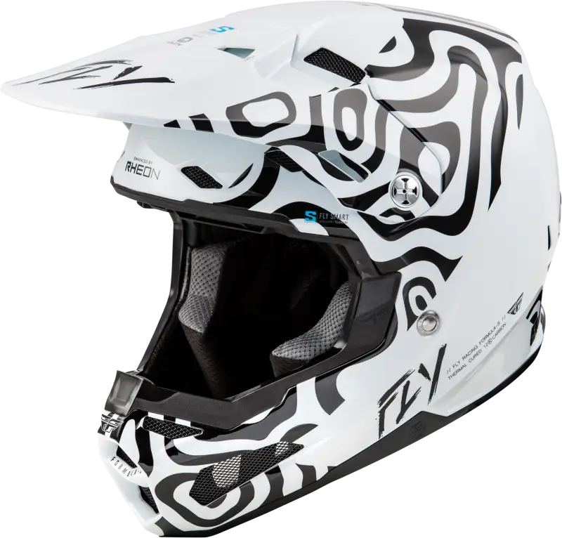 Formula S Carbon Abyss Helmet White/Black Md