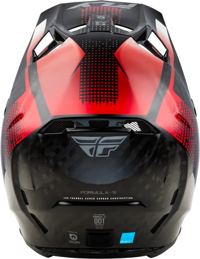 Formula S Carbon Protocol Helmet Black Carbon/Red Md