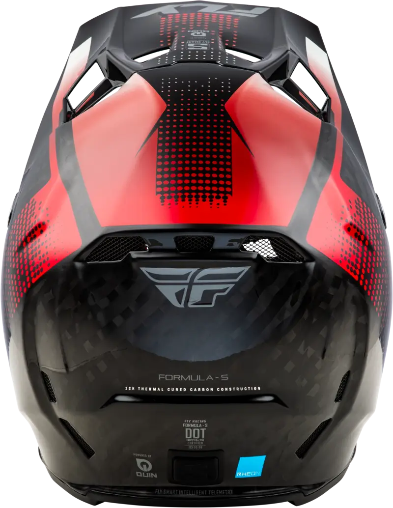 Formula S Carbon Protocol Helmet Black Carbon/Red Md