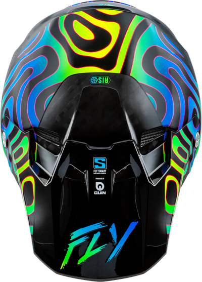 Formula S Carbon Zen Helmet Black Carbon/Blue/Yellow Lg