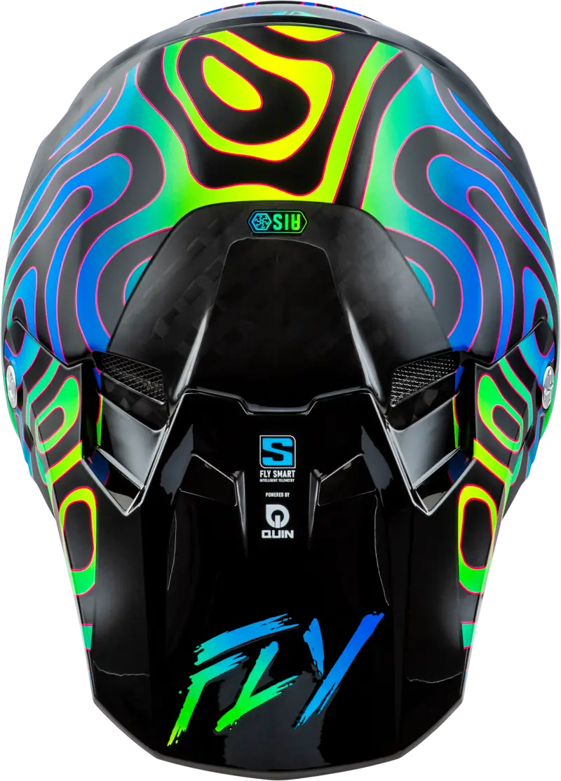 Formula S Carbon Zen Helmet Black Carbon/Blue/Yellow Xl