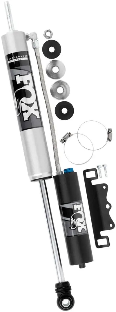 Fox 2005+ Ford Super Duty 2.0 Perf Series 9.6in Smooth Body Remote Res. Front Shock - CD Adj 