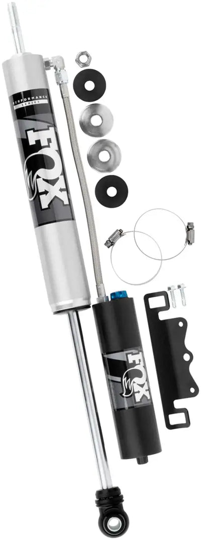 Fox 2005+ Ford Super Duty 2.0 Perf Series 9.6in Smooth Body Remote Res. Front Shock - CD Adj 
