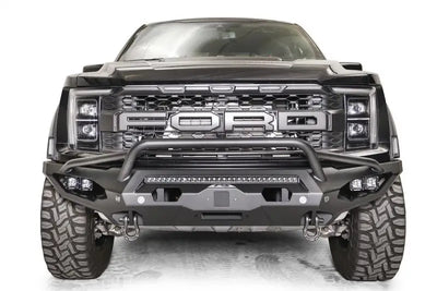 FR21-X5352-1 Fab Fours Matrix Front grille guard on a black truck, designed for exceptional front-end protection and style, perfect for off-road, RV, and urban use; high-quality automotive exterior part, easy to install and maintain, truck accessories, Bumpers, Grilles & Guards, AVADA - Best Sellers, Must Haves