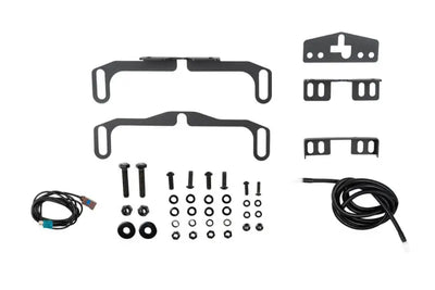 Front View Camera Relocation Bracket Relocates for Full Visibility With DV8 Winch Bumpers; Includes Extended Optical