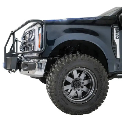 FS23-N5970-1 Fab Fours Winch Mount on a truck, elevating off-road capabilities with durable and reliable construction, ideal for RV, Automotive, Powersports, marine, exterior, truck accessories, interior, truck bed, RV parts, Winches & Hitches, AVADA - Best Sellers, Must Haves