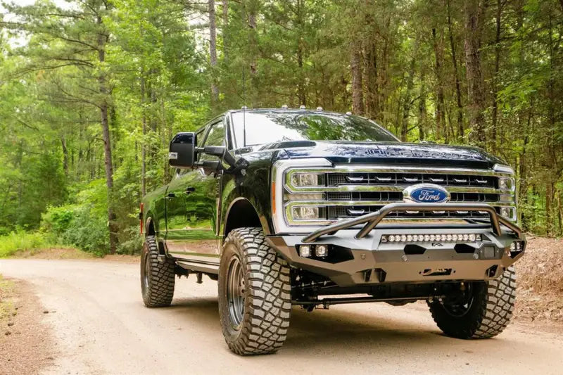 Upgraded vehicle with FS23-X5952-1 Fab Fours Matrix Front bumper for rugged off-road protection, aggressive styling, and high-quality construction, truck accessories, RV parts, Bumpers, Grilles & Guards, AVADA - Best Sellers, Must Haves.