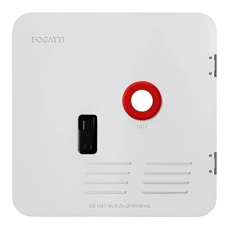 FSWD-1818/WHITE Fogatti 18x18 Door Kit in white with modern design and sleek finish.