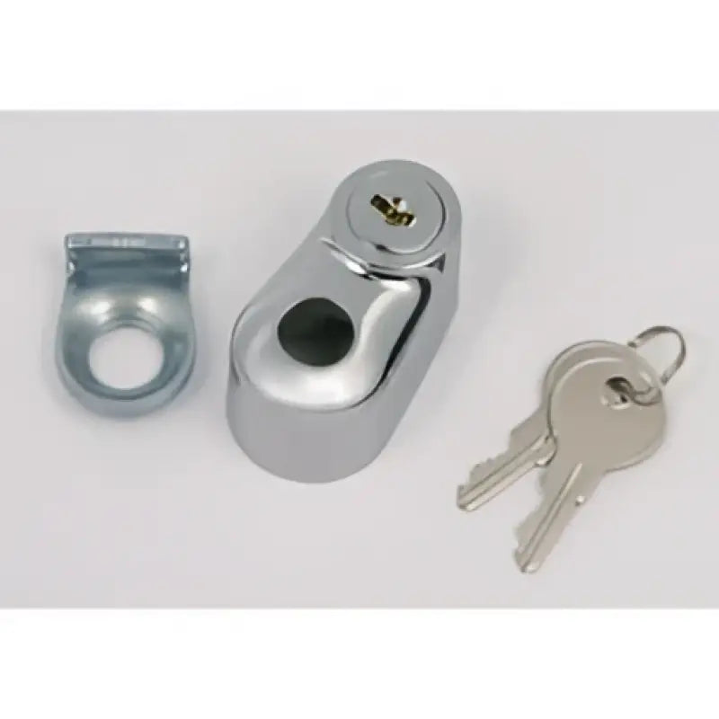 FT30734 Fabtech DS traction bar bracket with silver metal lock and keys