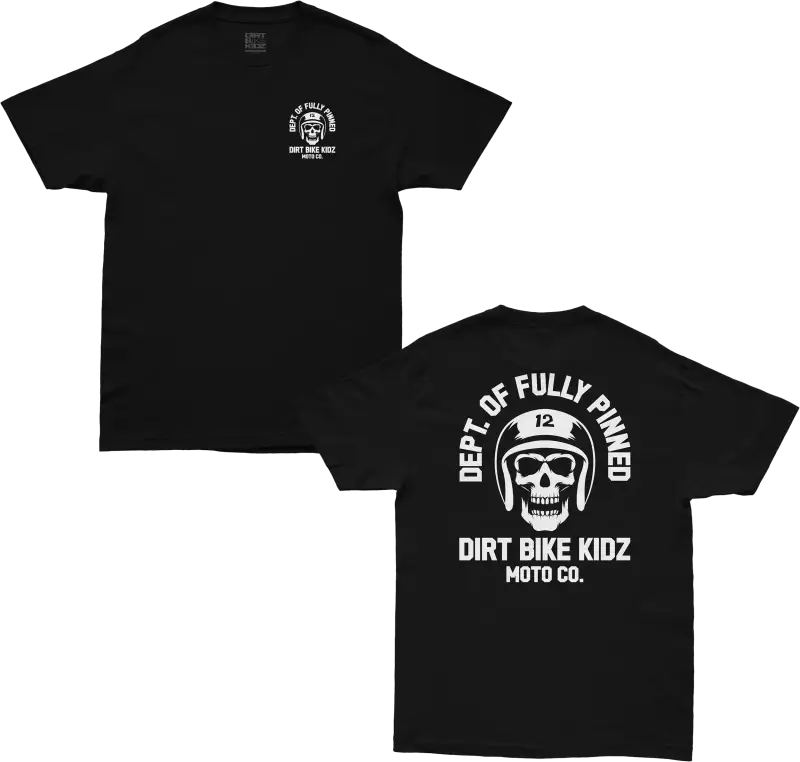 Fully Pinned Tee Black Xl - DBK