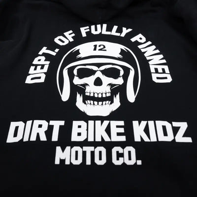 Fully Pinned Hoodie Black Sm - DBK