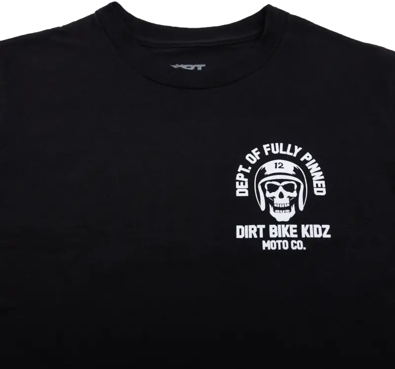 Fully Pinned Youth Tee Black Yx - DBK