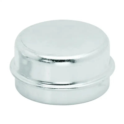 Fulton zinc plated grease cap 1.988' for corrosion-resistant wheel bearing protection.
