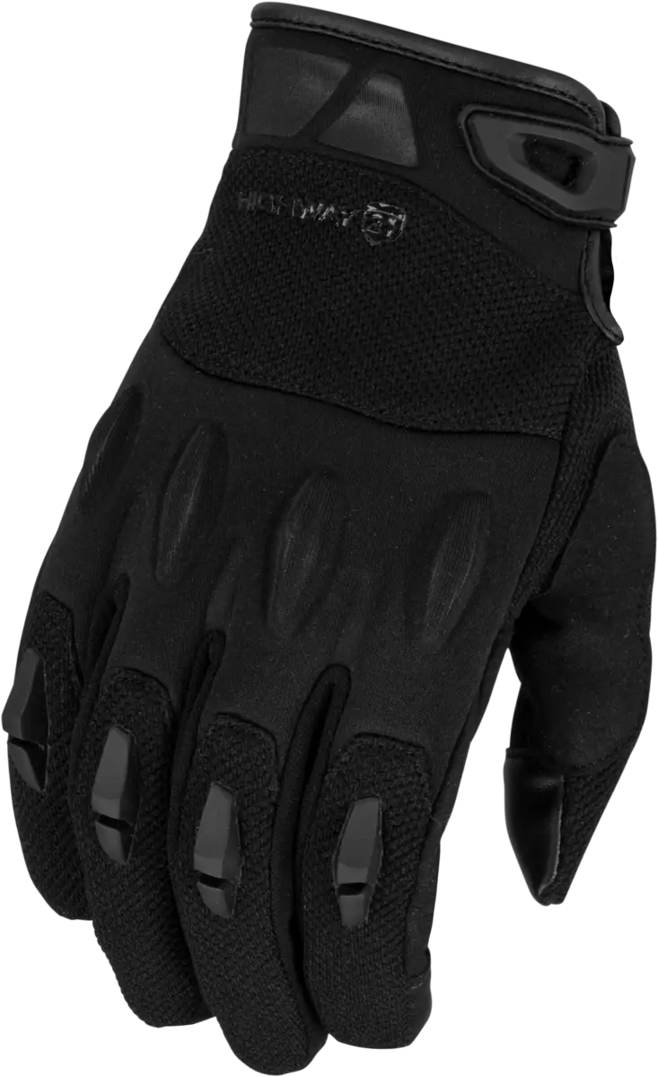 Fury Gloves Black Lg - HIGHWAY 21