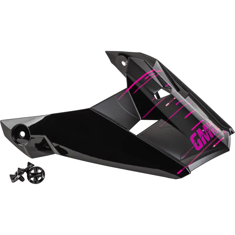 G0463176 Mx 46 Frequency Off Road Visor Matte Black/Pink Md 3x - MX-46 FREQUENCY OFF-ROAD VISOR MATTE BLACK/PINK LG-3X