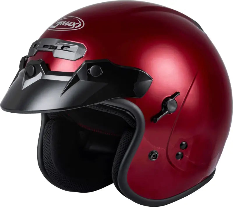 G1320094 Gm 32 Open Face Helmet Candy Red Sm