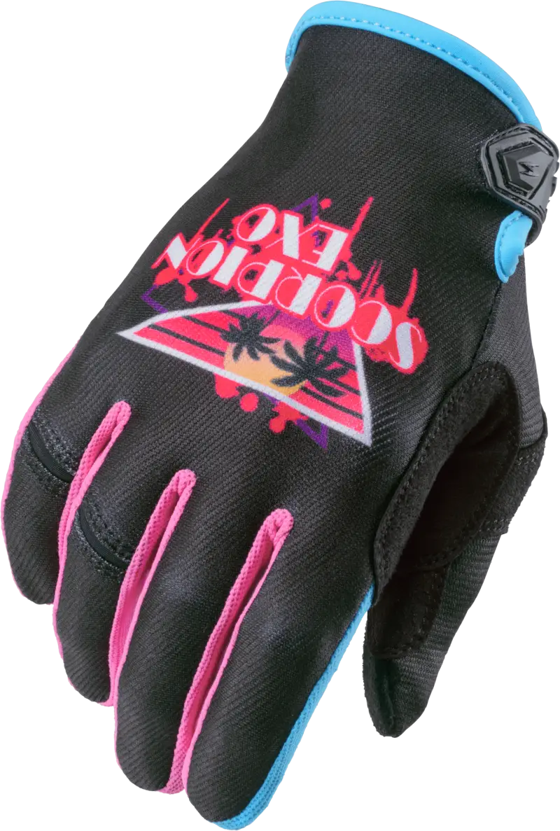 G71-034 Scorpion Exo Moto-Flex Gloves Sunset Black Md - RV and Auto Parts
