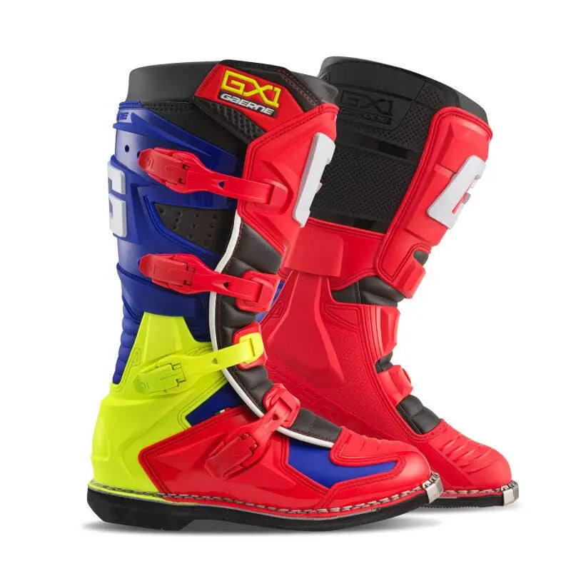 Gaerne GX1 Boot Red Multi Size - 11 - Gaerne