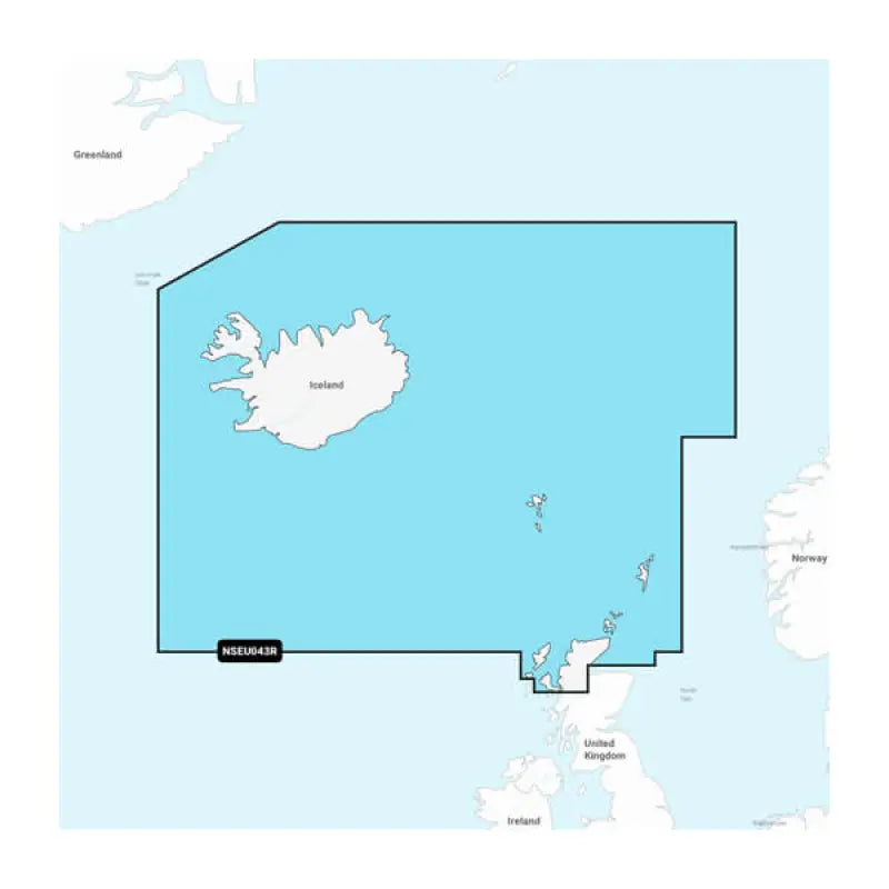 Garmin Carto 010C124620 Iceland To Orkney Garmin Navionics Quality marine cartography from Garmin Carto