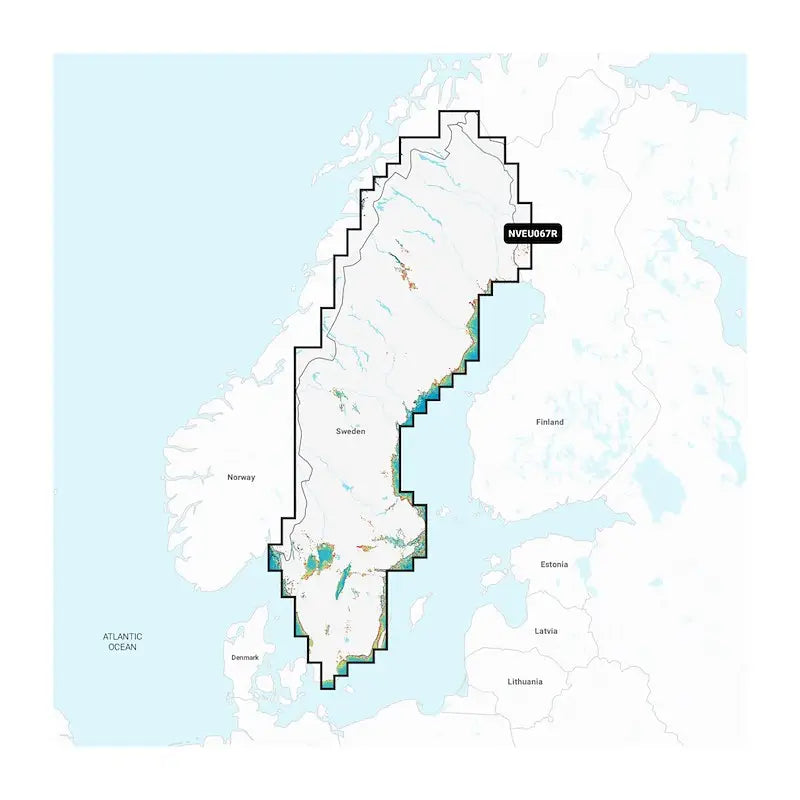 Garmin Carto 010C126200 Sweden Lakes & Rivers Garmin Navio Quality marine cartography from Garmin Carto
