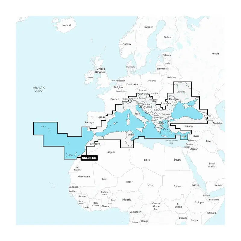 Garmin Carto 010C127220 Mediterranean & Black Sea Garmin Na Quality marine cartography from Garmin Carto