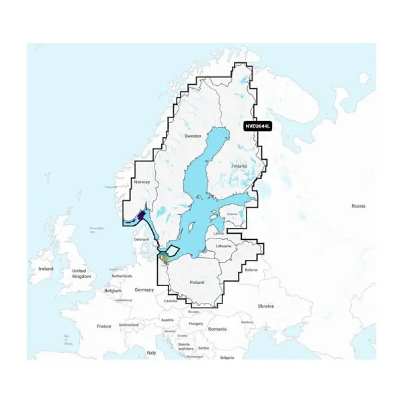 Garmin Carto 010C127300 Baltic Sea Garmin Navionics Vision Quality marine cartography from Garmin Carto