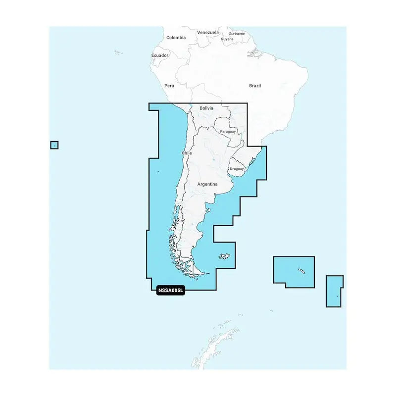 Garmin Carto 010C128620 Chile Argentina & Easter Isl. Garm Quality marine cartography from Garmin Carto